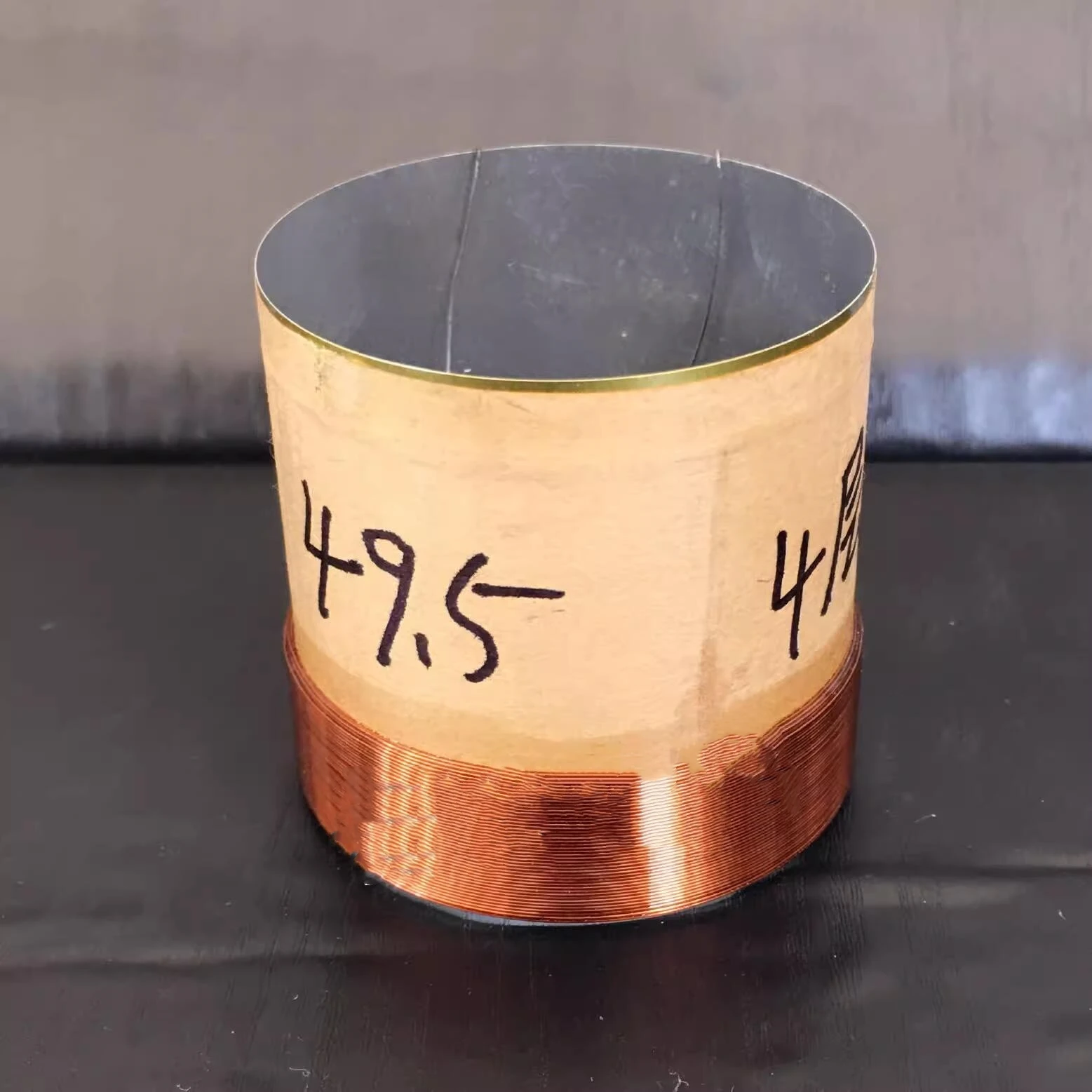 

GHXAMP 49,5 мм 4-слойная Стандартная Круглая медная проволока алюминиевая рамка звуковой сигнал аксессуары высота 50 мм 2 шт.