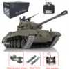 HENG LONG M26 Pershing RTR RC Tank 3838 1/16 Scale 7.0 Upgraded Metal Tracks Gearbox Idler Remote Controller Toys TH17304-SMT4 3