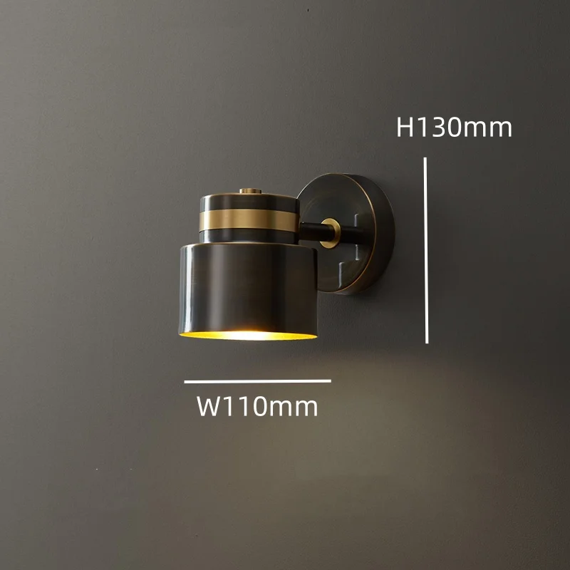 Modern Led Wall Lamp Bathroom Lamps Mirror Golden Stair Wall Night Light For Bedroom Bedside sconce Interior Wall Lights