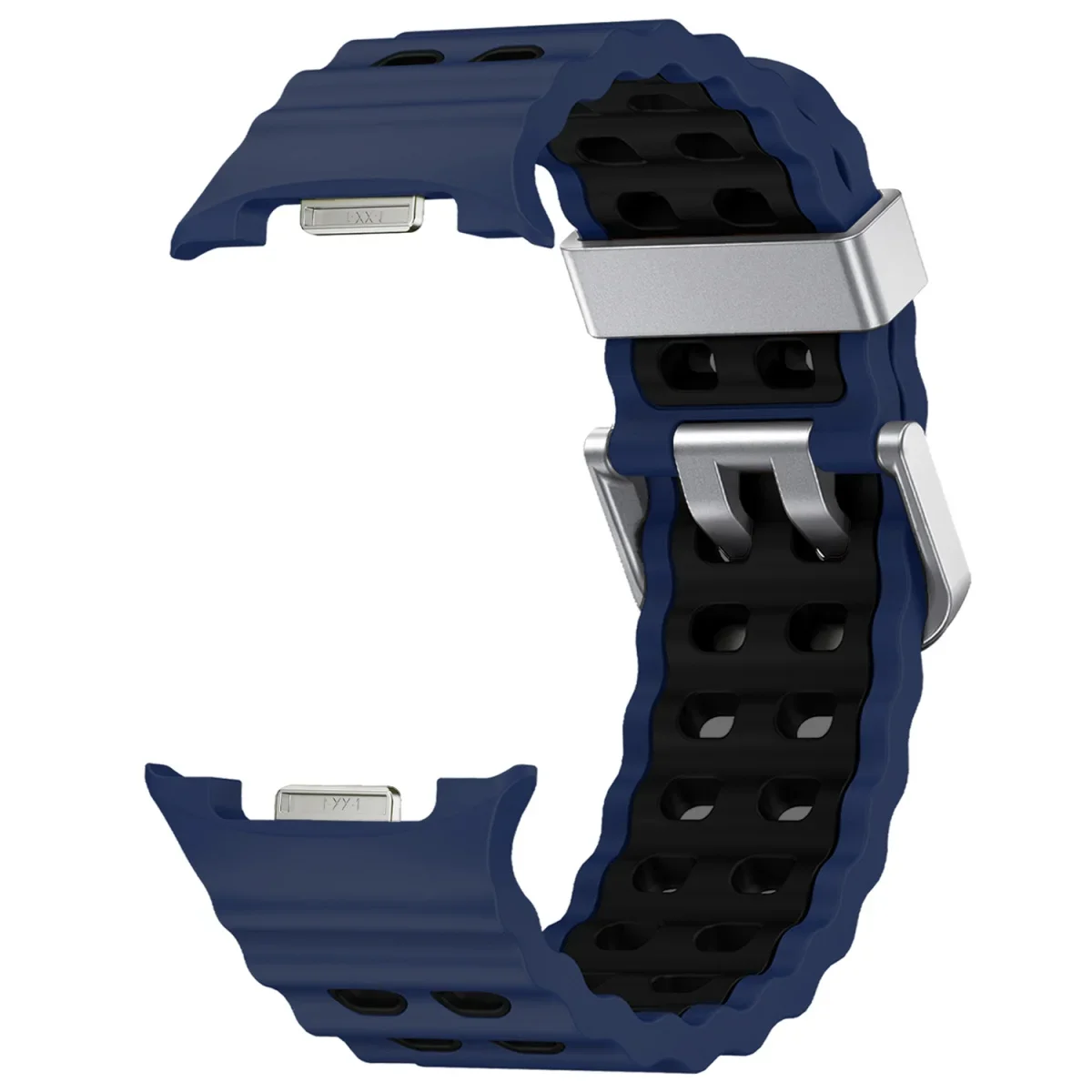 Two-Tone Silicone Sport Band Replacement for Galaxy Watch 8 Classic 46MM