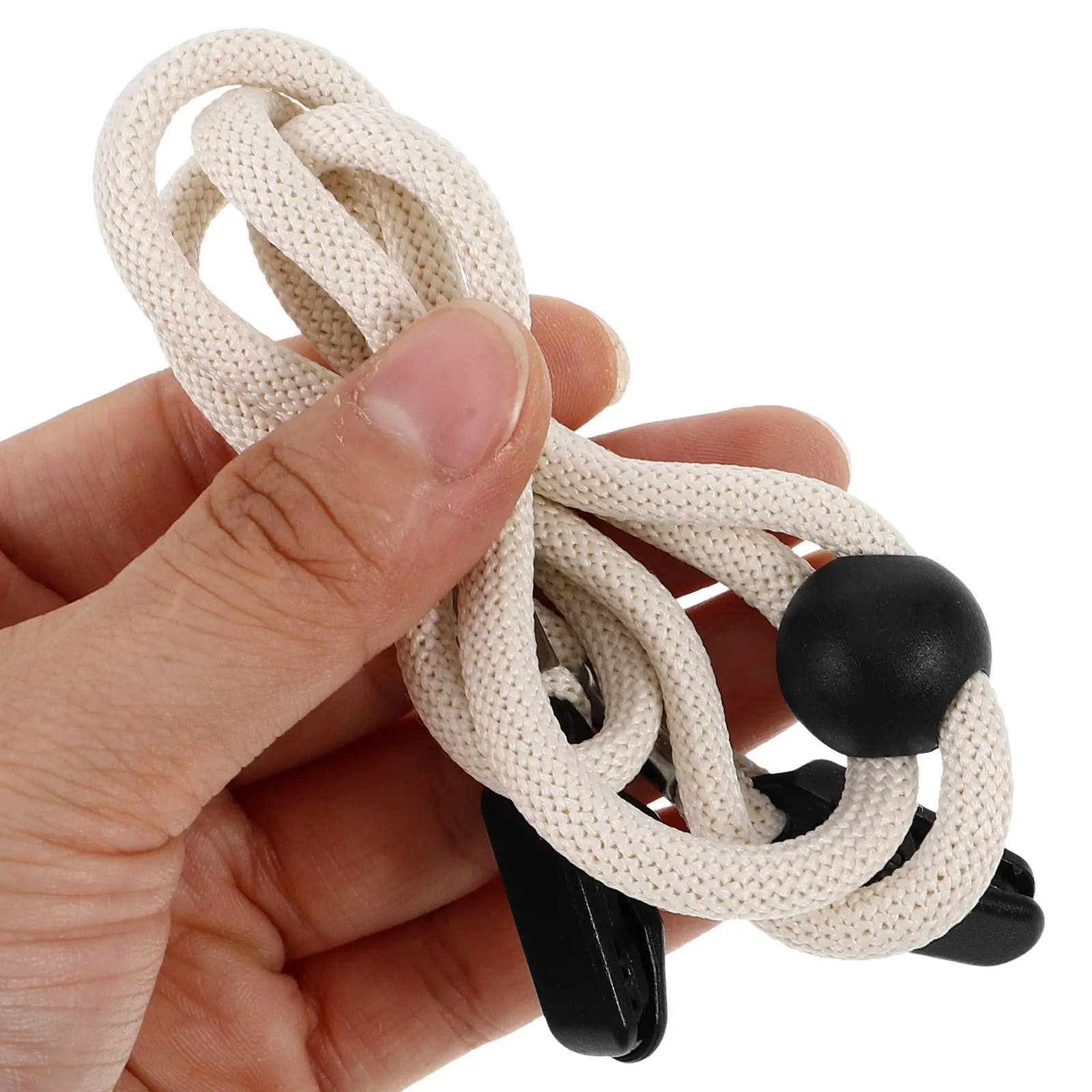 모자 턱끈 조절 가능 스트랩 방풍 클립 고정 스트랩 부착물 여행용 분실 방지 홀더 (썬햇, 버킷햇용)