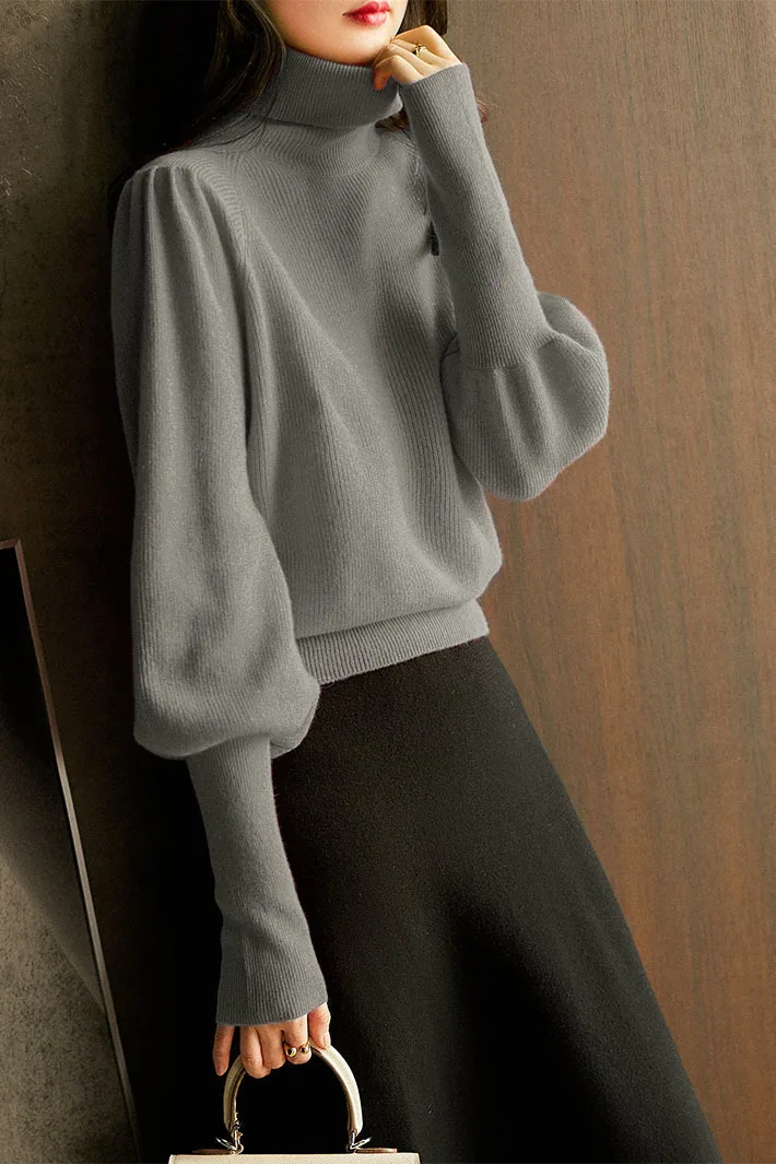 

2023 Ins Fashion Women Turtleneck Sweaters Spring Winter Women Clothing Overall Jumpers Women Clothing Knit Sweaters