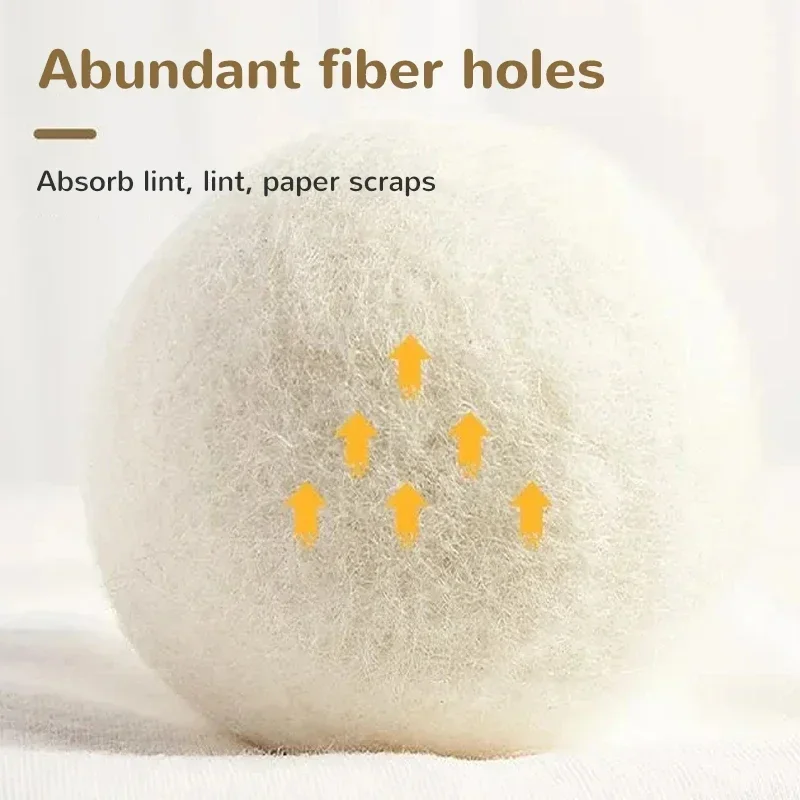 Wool Drying Balls Reusable Softener Clothing 5cm Drying Kit Balls Practical Household Washing Wool laundry ball