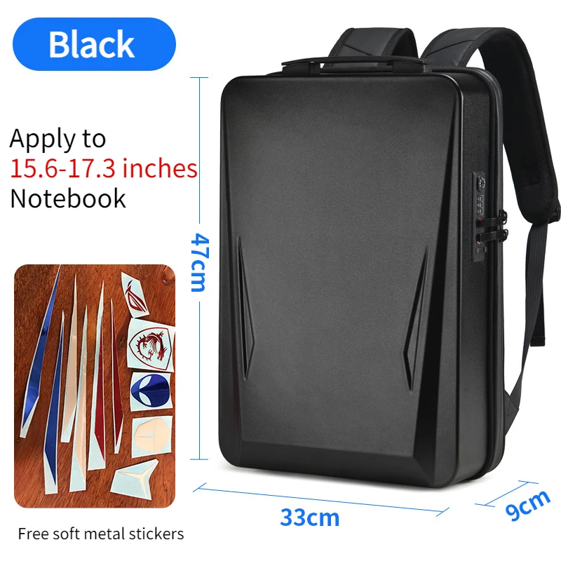 gaming laptop backpack anti theft waterproof backpack usb men's pc hard shell business travel backpack stereotype game bag 17.3 Gaming Laptop Backpack Anti-theft Waterproof Backpack USB Men's PC Hard Shell Business Travel Backpack Stereotype Game Bag 17.3 4