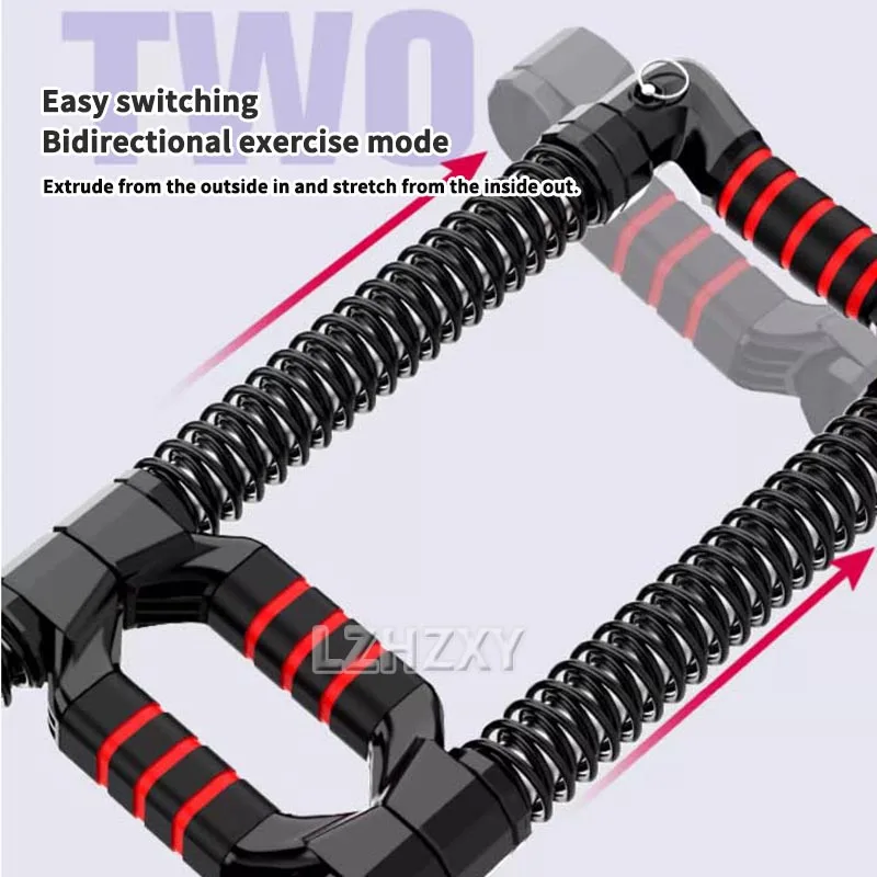 Two Way Spring Arm Apparatus for Men Adjustable Arm Strength Device Household Fitness Hand Gripper