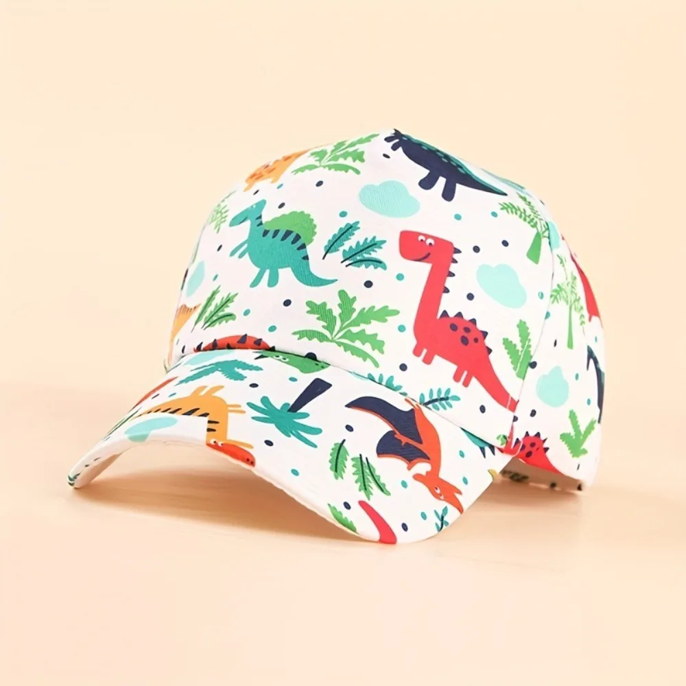 

Dacron Dinosaur Children's Baseball Hat Breathable Sunscreen Boys and Girls' Outdoor Sunshade Hats Printing