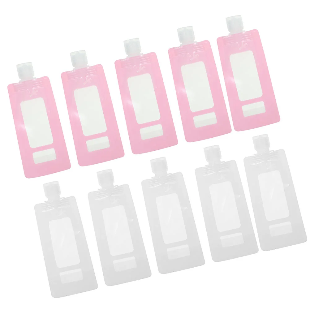 

20 Pcs Lotion Pouch Travel for Conditioner in Shower Filling Leak-proof Shampoo Pouches Body