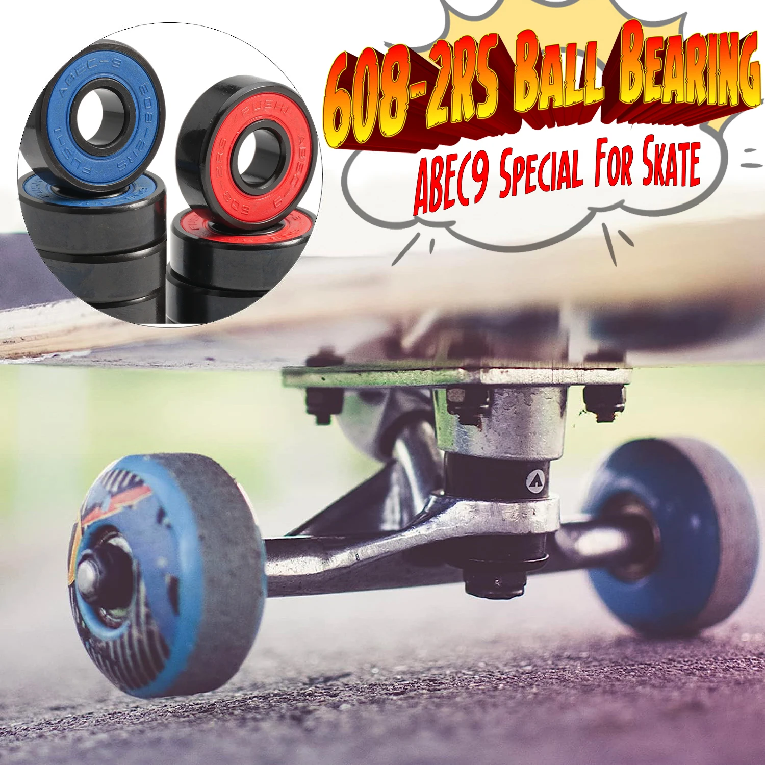 16 Cuscinetti Per Skateboard In Ceramica ABEC-11 - Alta Velocità E Precisione Per Pattini E Longboard - Foto 2
