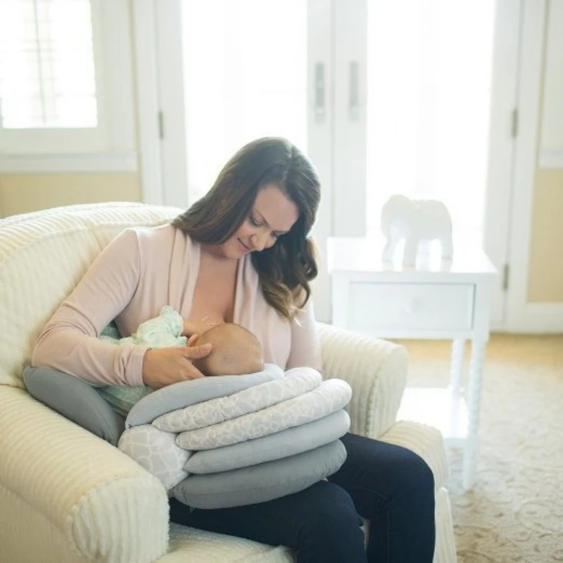 Baby Feeding Pillow Breastfeeding Pillow Multifunctional Newborn Baby Breastfeeding Anti-Spitting Mattress