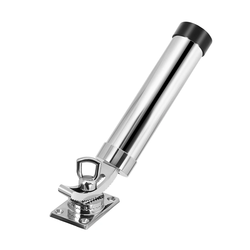 

Boat Fishing Rod Holder Adjustable Fishing Rod Holder Boat Rod Holder Silver