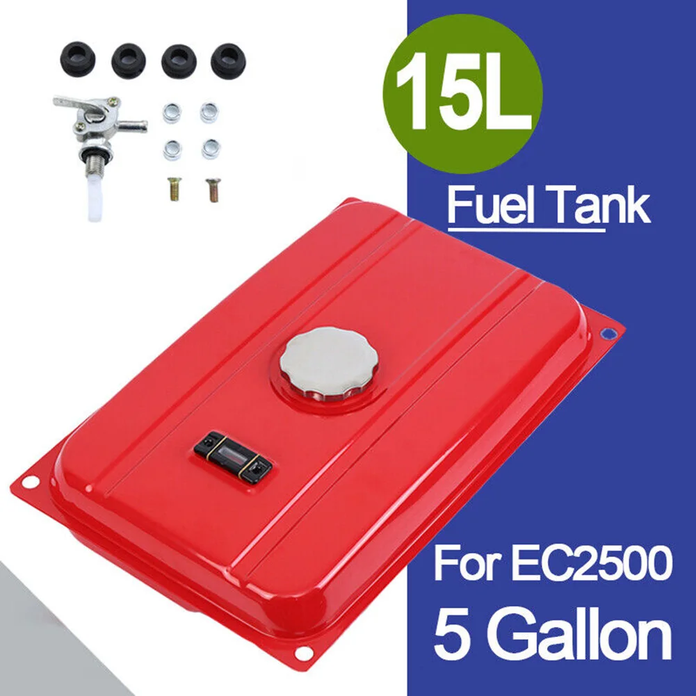 

Universal 5 Gallon Generator Gas Tank Fuel Filter Cap Gauge Petcock EC2500 Outdoor Power Equipment Chainsaw Parts Tool Parts