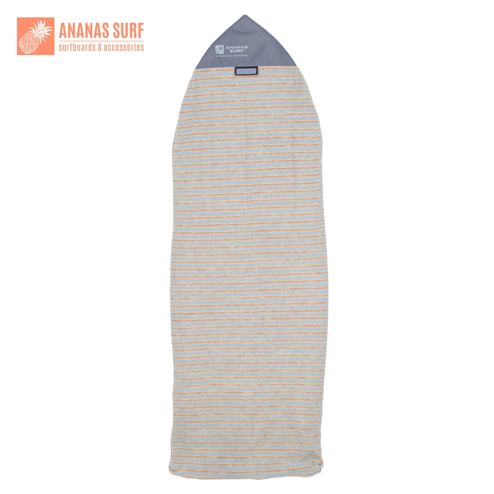 Ananas Surf 56in 143cm Short Surfboard Sock Soft Cover Skimboard Foil Board Wakesurf Protective Stretch Terry Fabrick