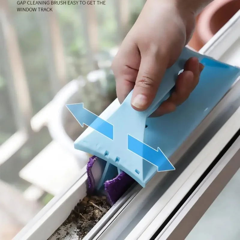 Glass Cleaning Artifact Groove Cleaning Brush Window Sill Track Brush Household Window Groove Seam Tool Glass Wiper window cleaning brush,window cleaner