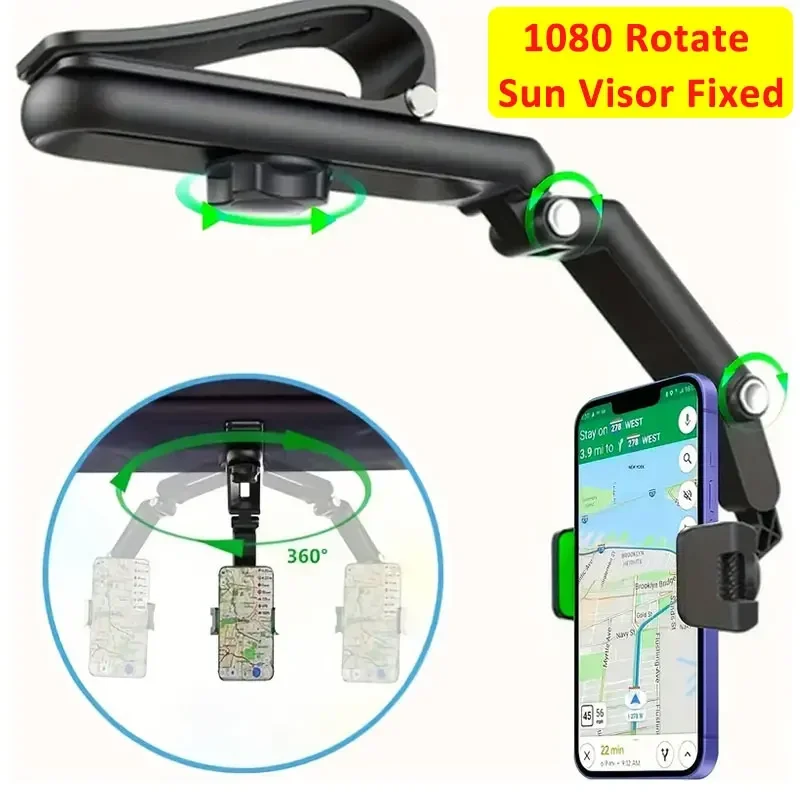 Universal Car Phone Holder with 1080 Rotation for iPhone