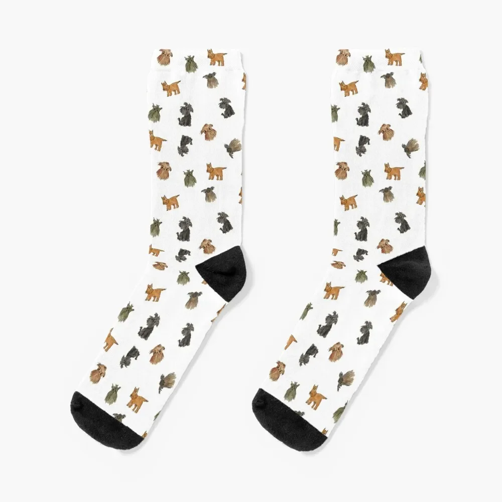 Brussels Griffon Addiction Socks gifts new year Soccer Socks For Man Women's