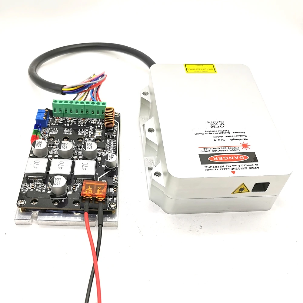 RGB 10W 638nm/3w+525nm/3w+450nm/4w bělouš lehký pestrý etapa laser modul ttl/analog + energie poskytnout