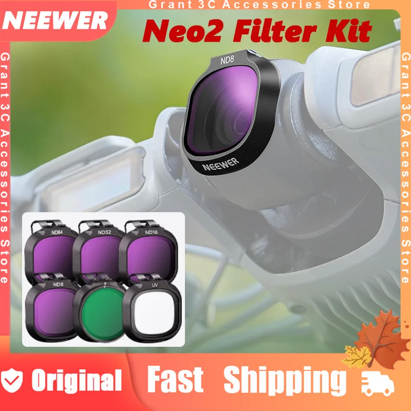 Kit Filtres DJI NEO2 NEEWER 6PCS/3PCS CPL ND UV