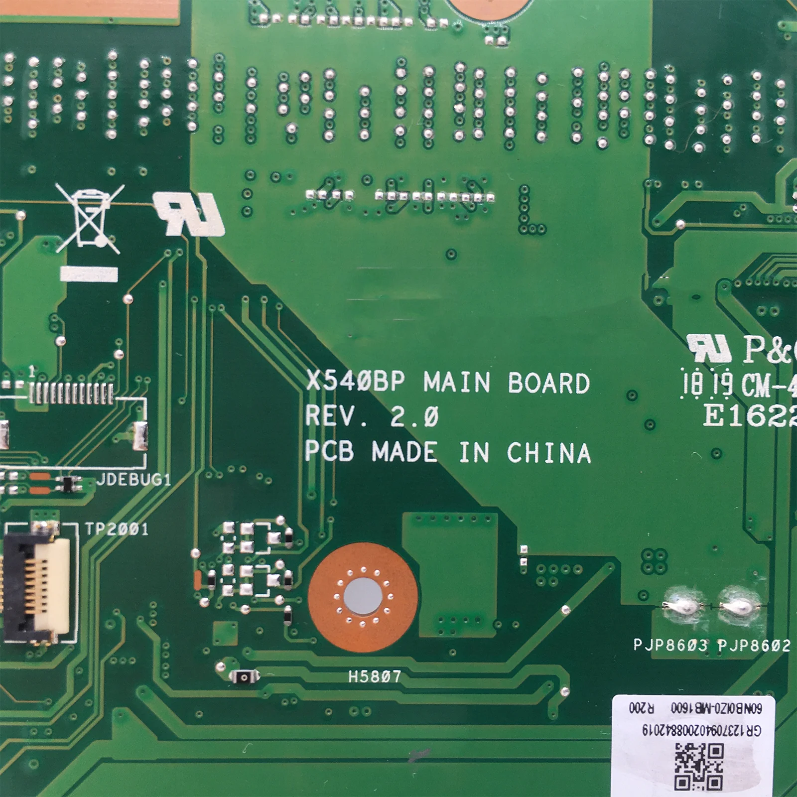 Kefu-placa-mãe Portátil para Notebook X540bp X540ba R540b F540b A540b K540b Cpu Amd V2g Uma - Imagem 5