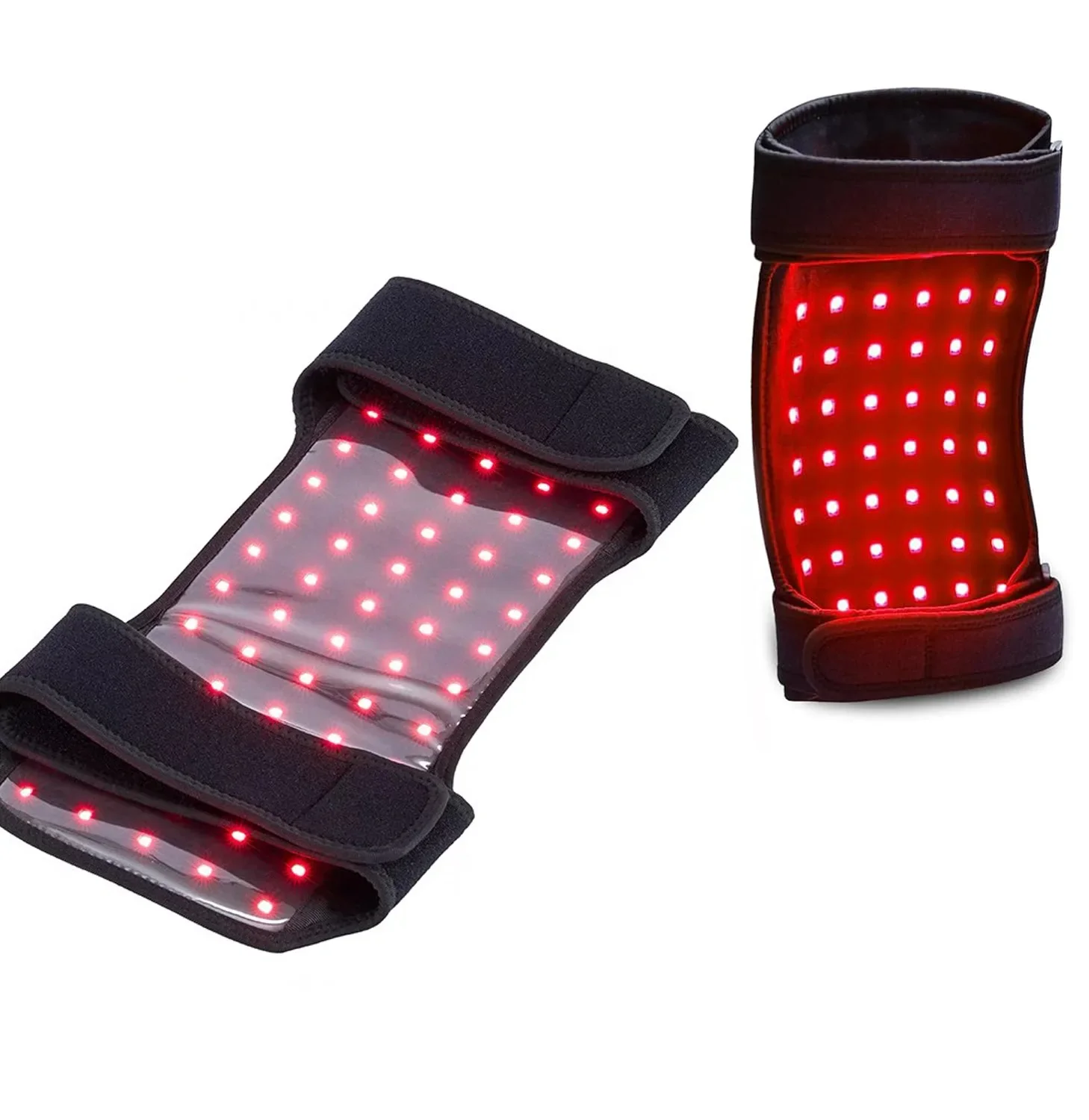 Infrared Light LED Therapy Belt Waist Red Light Heating Massage Belt Pad Lumbar Back Waist Massager for Full Body Pain Relief