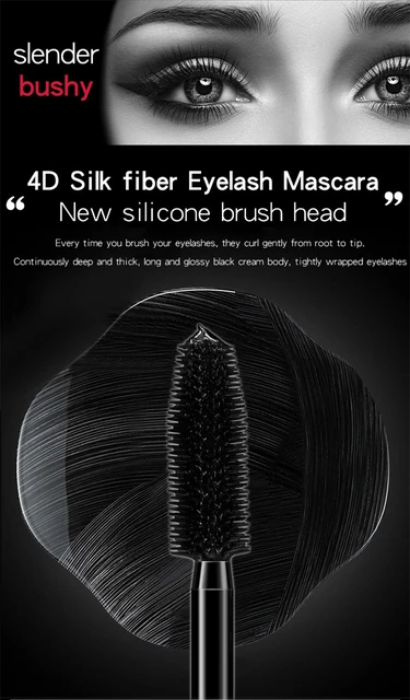 4D Silk Fibre Mascara for Eyelash Extension Waterproof 7