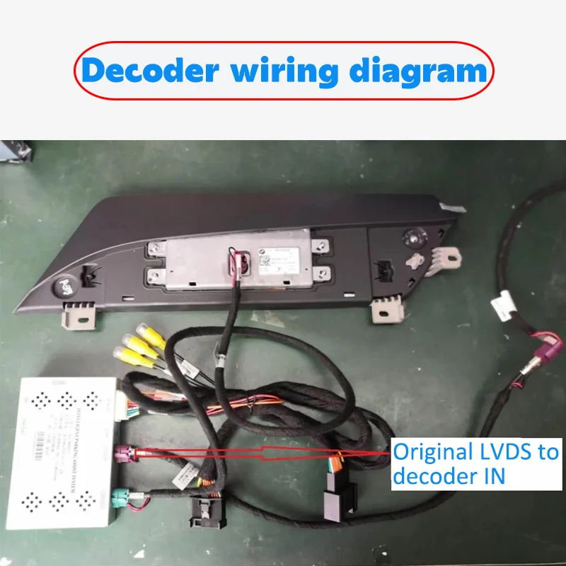 Car HD Reversing Decoder For bmw X3 G20 G21 G28 G38 G01 F44 MGU system ID7 meau Rear View 360 Camera interface module -