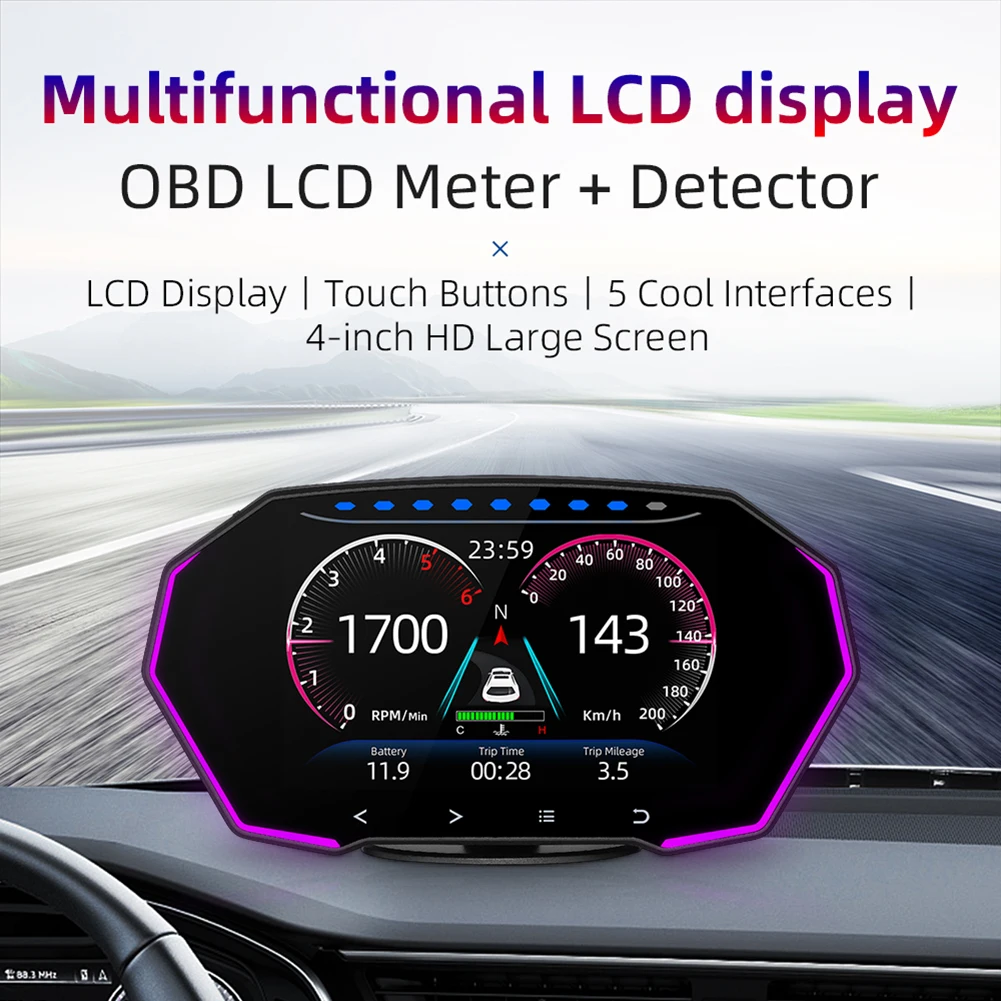 Auto Obd Hud Head Up Display Hud Obd2 Display Headup Display Digital