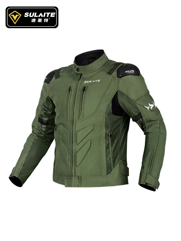 Sulaite Giacca Da Moto Da Uomo Giacche Da Motociclista In Rete Da Uomo-Armatura Da Moto Dual Sport-Equipaggiamento Da Moto Con Armatura Ce