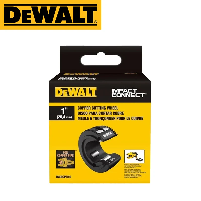 

Катушка для резки медных труб DEWALT DWACPR10 DWACPR12 DWACPR34, медный резак с ударным соединением, электроинструмент, аксессуары DWACPRIR