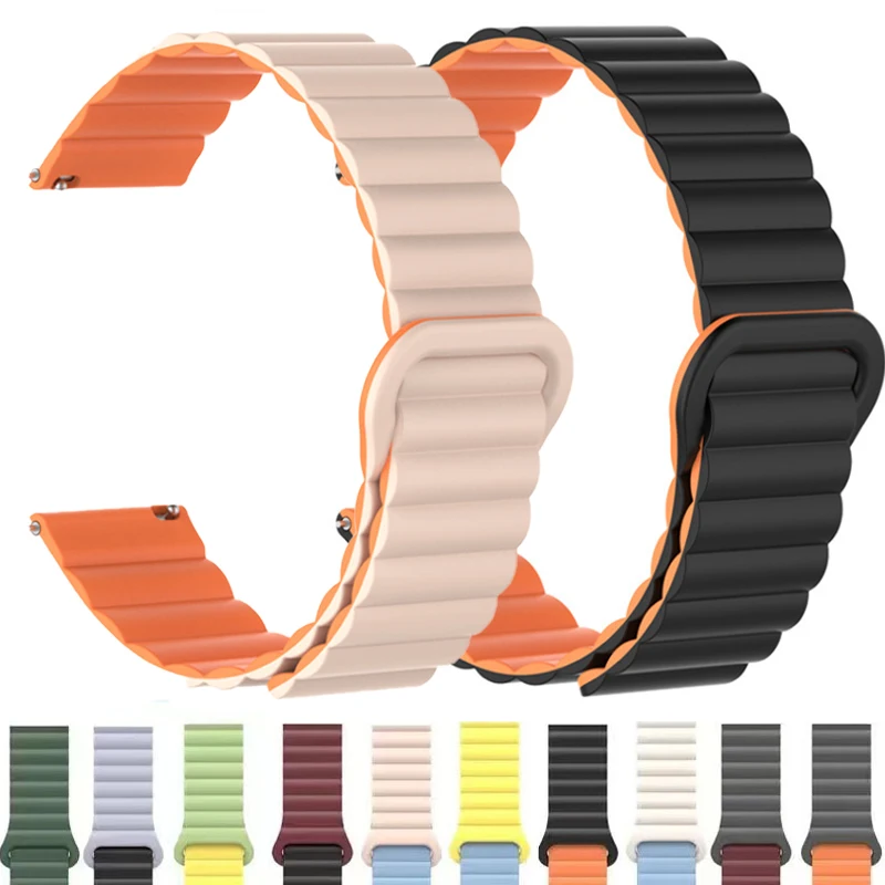 Premium Silicone Magnetic Loop Smartwatch Band - Versatile, Secure, and Stylish
