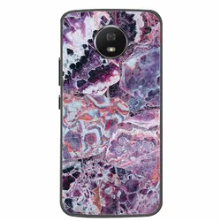 Colorful Marble Pattern Soft Silicone TPU Back Cover Phone Case - MOTO G5S (1)