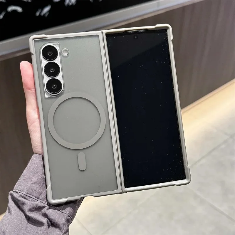 MagSafe Magnetic Translucent Matte Shockproof Phone Case - Hard Cover