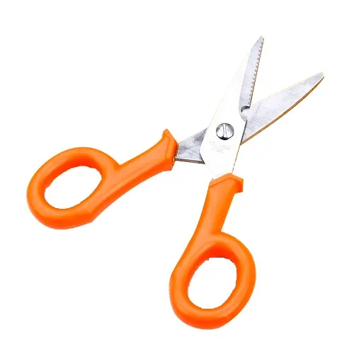 Tijera de electricista 14 см inox Naranja | Спорт и развлечения