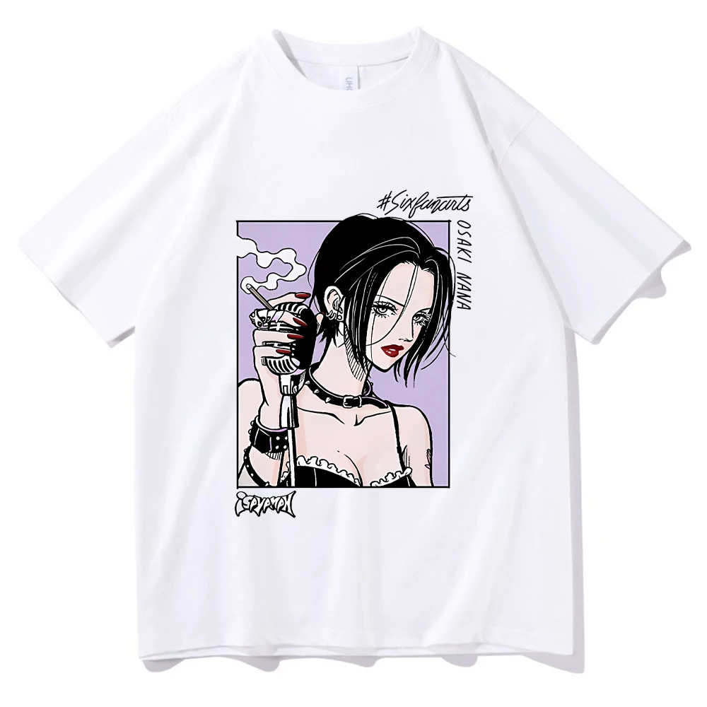 NANA T-shirt Casual Streetwear Japan Manga Nana Osaki Print Tshirt