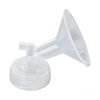 Portable Flange Valves Tube Bottle Backflow Protector 18/19/20mm Breast Part Breast Funnel Connector Durable 3