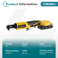 200N.M Electric Wrench Ratchet 3/8 Inch Cordless Efficient Handheld Rechargeable Repair Power Tool For Makita 18V Battery 2