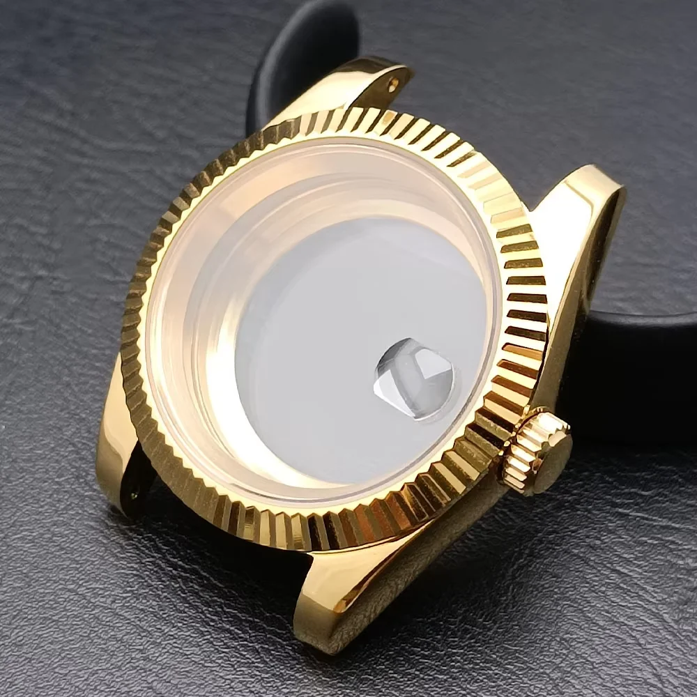39mm Case Fit M8285 NH series 35/36 Movement Assembly Stainless Steel Case/20mm Watch Band Watch Accessories