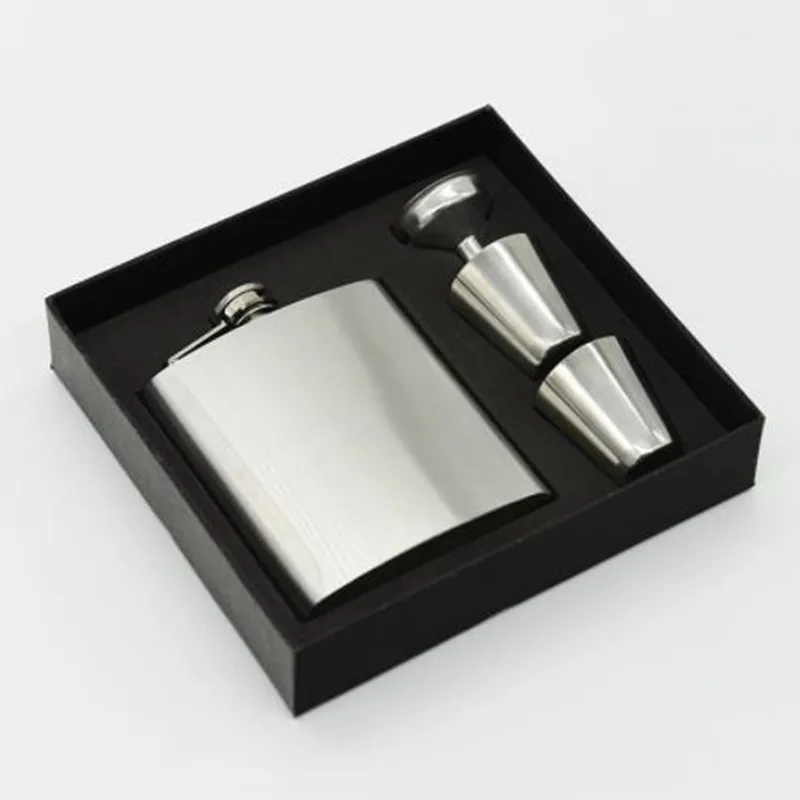 Stainless Steel Hip Flask for Men, Hip Flask, Wine Gift Box Package