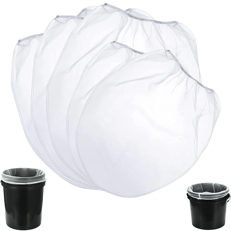 

New 30 Pieces Paint Strainer Bags 20Pcs 5 Gallon White Fine Mesh Filters Bag 10Pcs1 Gallon Paint Filter Bag For Paint