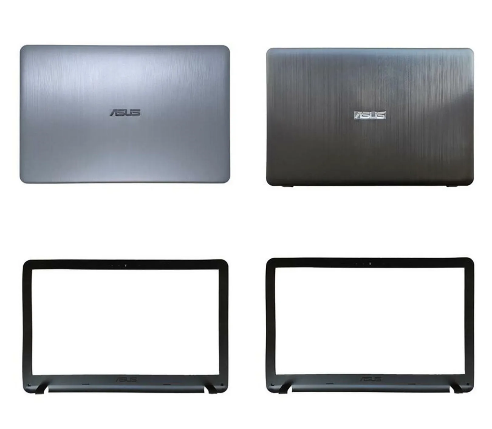 Lcd Capa Traseira & Moldura Frontal para Asus Vivobook X541ua R541ua X541s X540 A540 R540 Vm592 Preto Prata