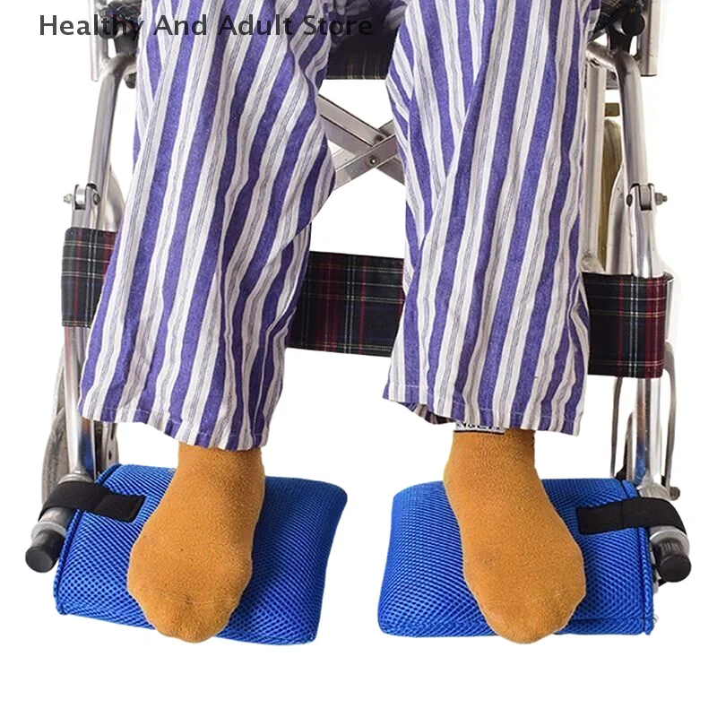2pcs Wheelchair Footrest Pads Footplate Protector Pad Leg Rest Cushion Foot Protection Pads For Preventing Foot Being Scratched