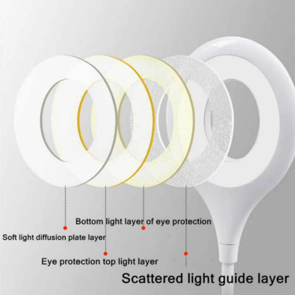 USB Direct Plug Portable 18LED Lamp Dormitory Bedside Lamp Eye Protection Student Study Reading Available Night Light led light,night light,mini led light,led desk lamp