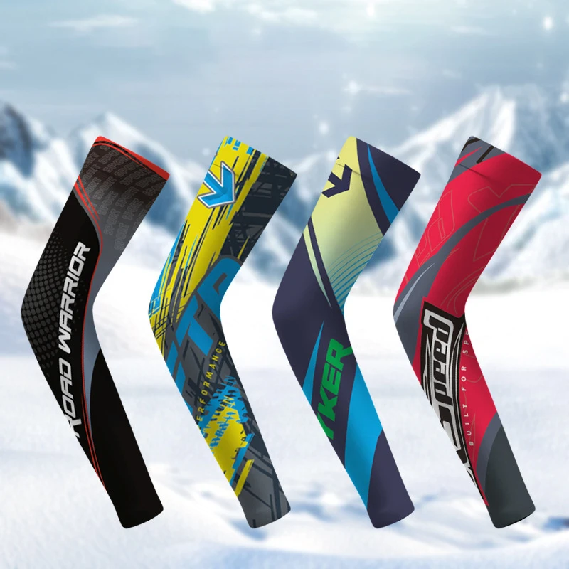 Sun Protection Arm Sleeves Anti-Sunburn Summer Men Cool Muff Breathable Driving Arm Cover Cycling Warmers Sports