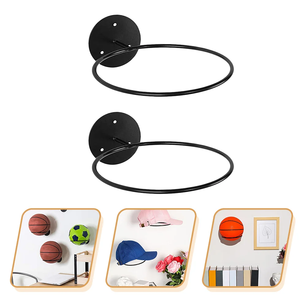 

Ball Holders Wall Mounted Basketball Soccer Display Racks For Football Exercise Wall Football Storage Multi-purpose shelf