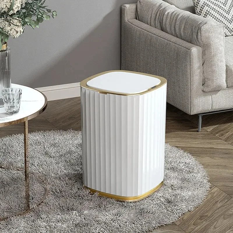 

12L/15L Wastebasket Smart Home Automatic Sensor Trash Can Dustbin Waterproof Bin For Bathroom Living Room Kitchen Accessories
