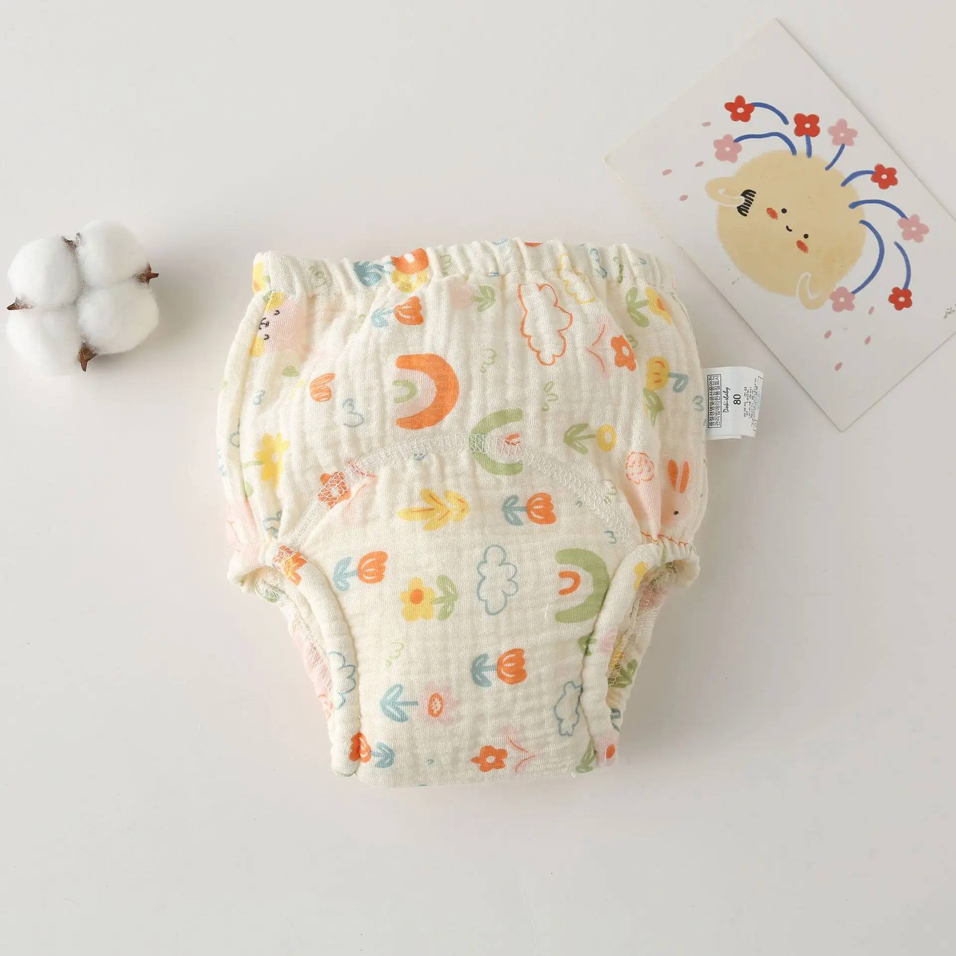 Cotton Baby Waterproof Reusable Training Shorts and Nappies