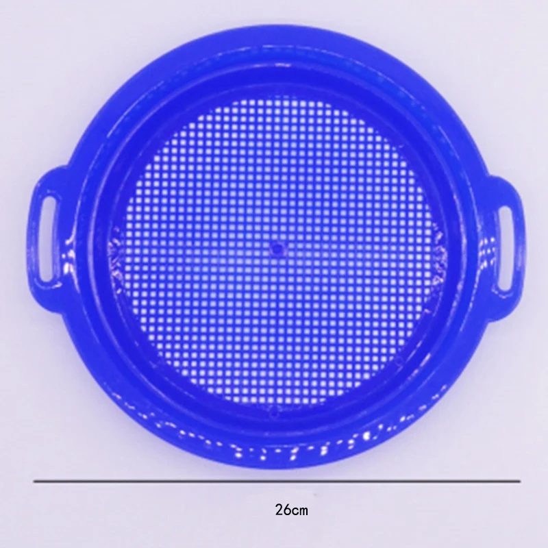 4pcs Sieve For Gold Mining Gold Pan Panning Rush Sieve Basin Tray Wash