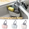 1 Pcs Kitchen Basket Sink Drain Rack Strainer Bathroom Storage Container Kitchen Sink Sponge Storage Hanging Organizer 1