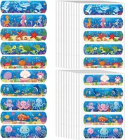 50pcs/set Cartoon Band Aid Cute Plasters for Kids Wound Dressing Patch First Aid Strips Adhesive Bandages Waterproof Woundplast 2