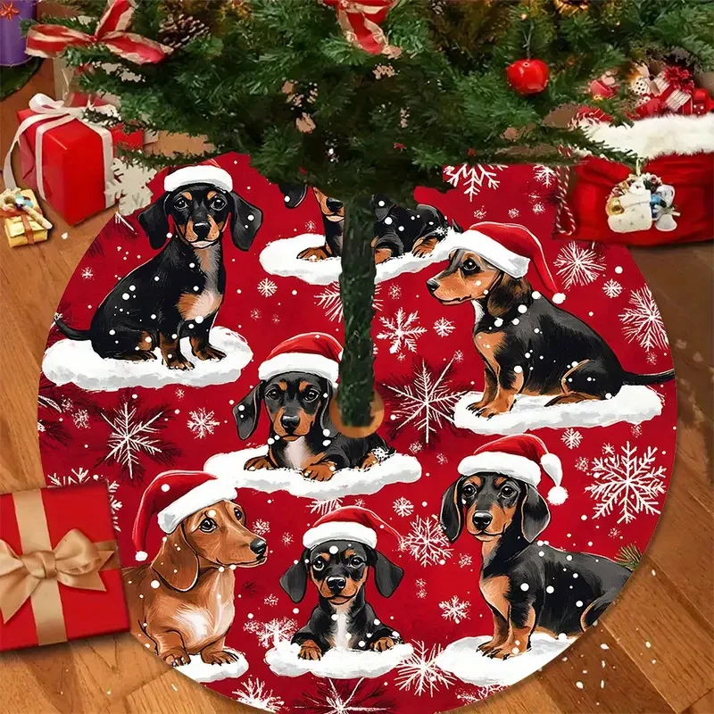 dachshund-christmas-tree-skirt-cute-pet-design-festive-holiday-mat