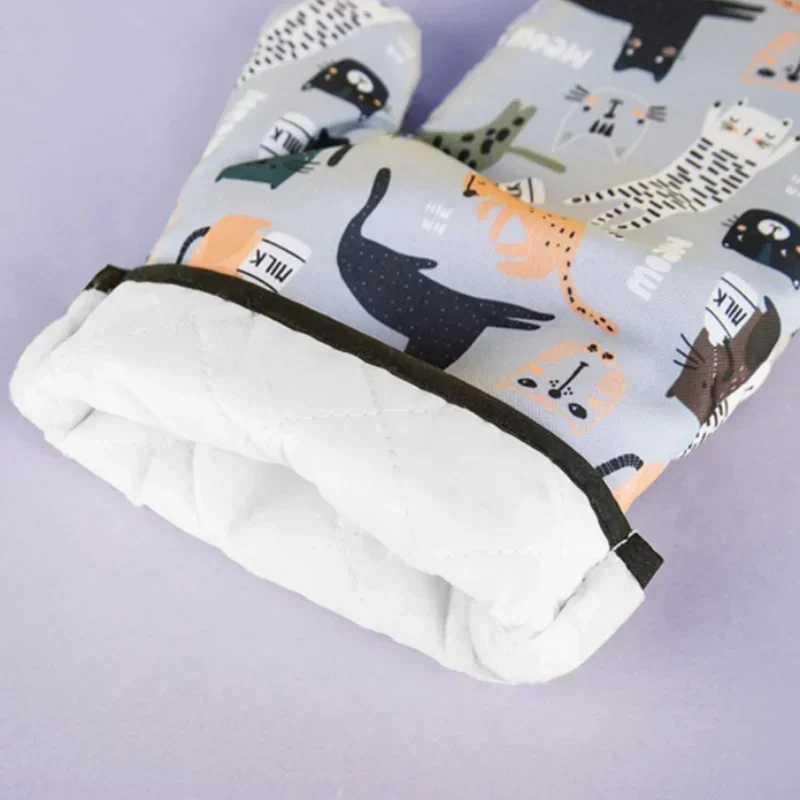 GIANXI Microwave Mitts Gloves Heat Resistant Anti-scald Insulation Non-slip Kitchen Tools Oven Mitts Baking Accessories